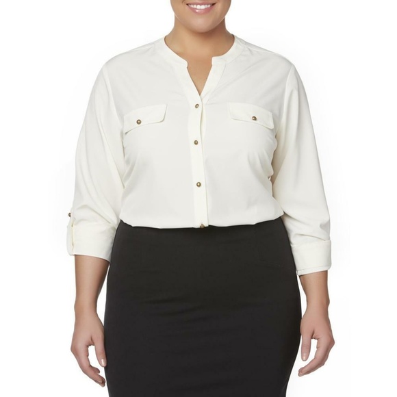Womens Blouse Laura Scott size 1X NEW - Picture 1 of 1